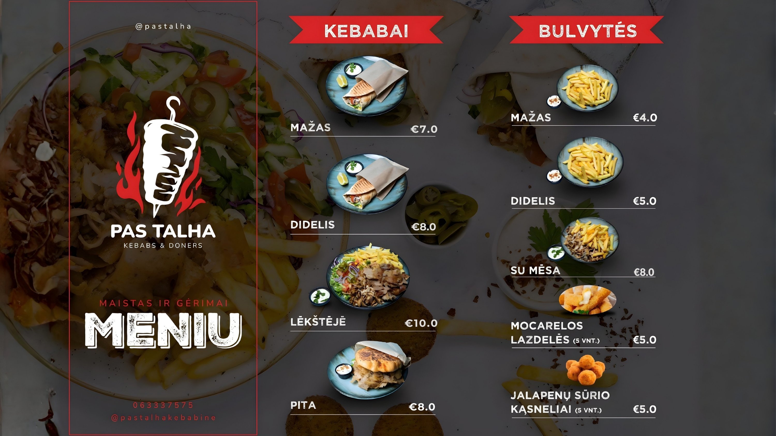 Menu Page 1